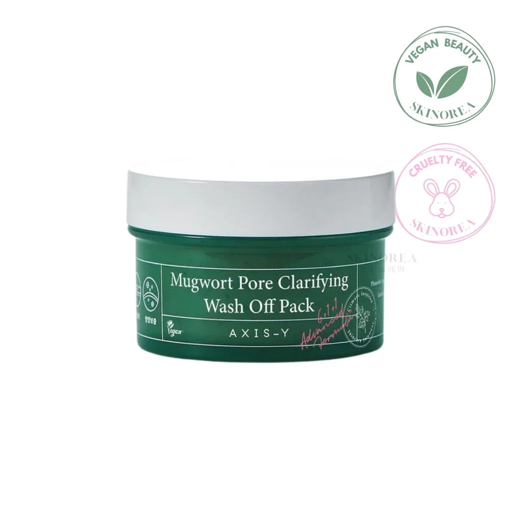 AXIS-Y Mugwort Pore Clarifying Wash Off Pack 100ml - Cleansing and pore-clarifying mask Axisy