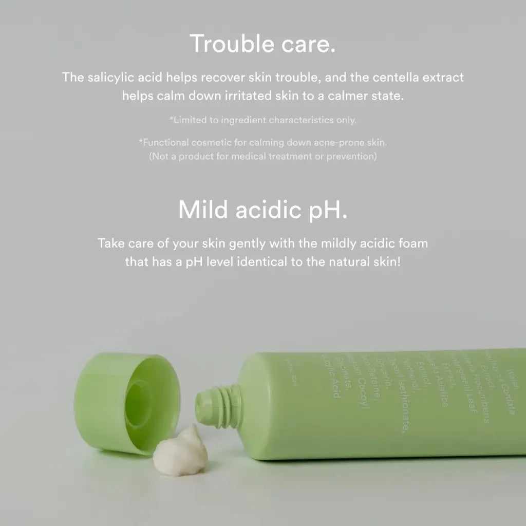 Abib Heartleaf calming 2-Step kit - Abib Heartleaf foam 50ml - Soin apaisant et calmant
