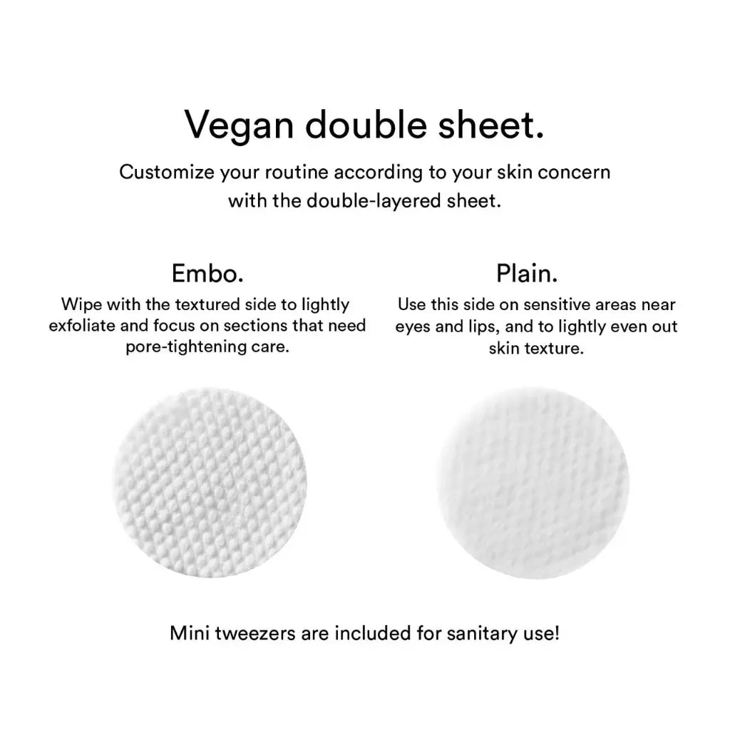 Abib Pine needle pore pad Clear touch 60 pads - Toner pad nettoyant doux quotidien vegan - texture