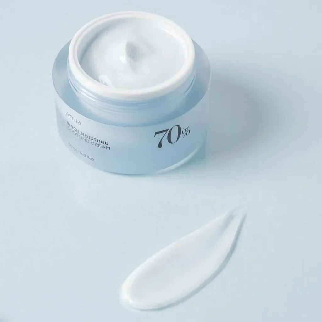 Anua Birch 70 Moisture Boosting Cream 50ml - Crème hydratante Anua- texture