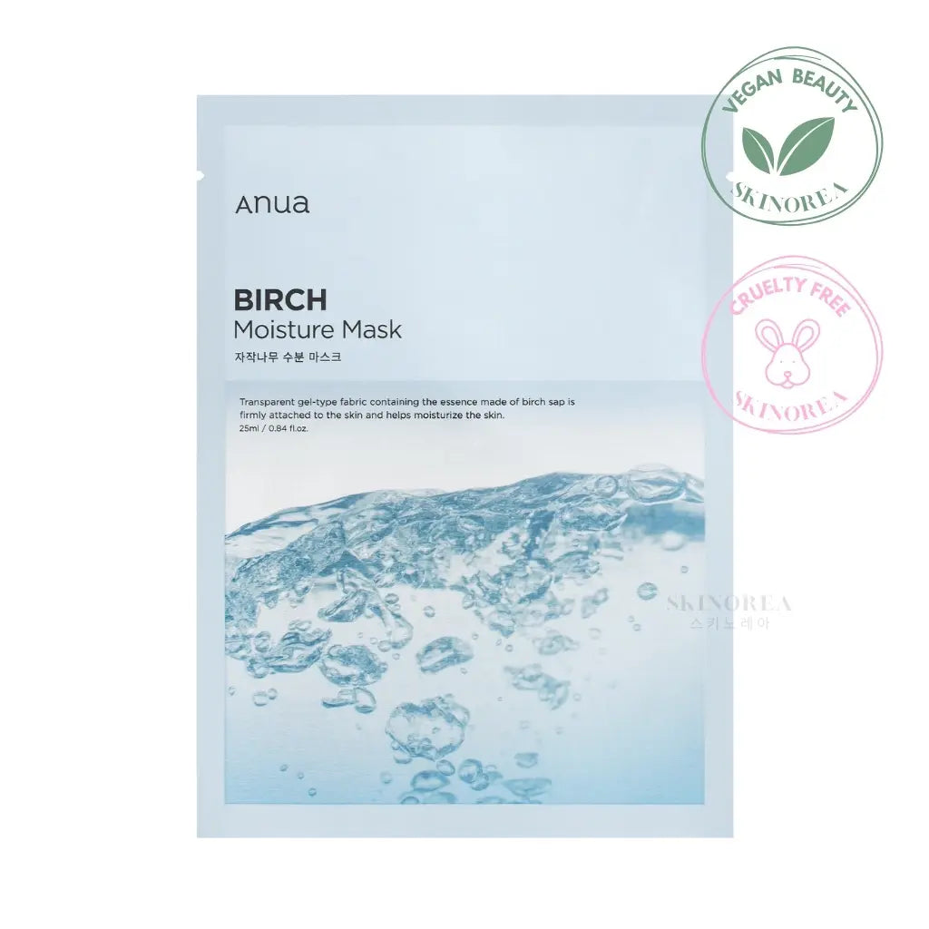 Anua Birch Moisture Mask - Deep moisturizing sheet mask