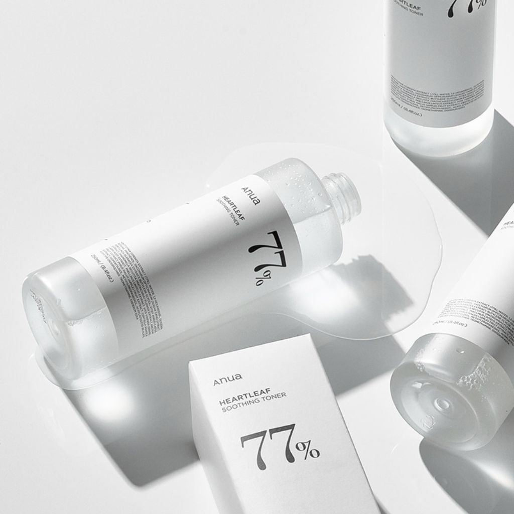 Anua Heartleaf 77% Soothing Toner 250ml - Toner léger vegan non-comédogène - texture - K-beauty soin cosmétique corée Skinorea shop France livraison rapide - yesstyle