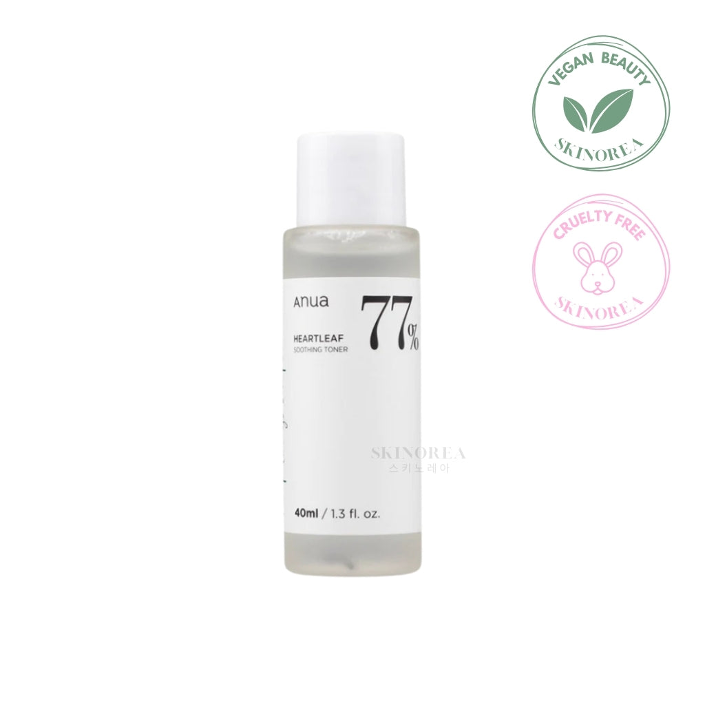 Anua Heartleaf 77% Soothing Toner mini 40ml - Toner léger vegan non-comédogène - texture - K-beauty soin cosmétique corée Skinorea shop France livraison rapide - yesstyle