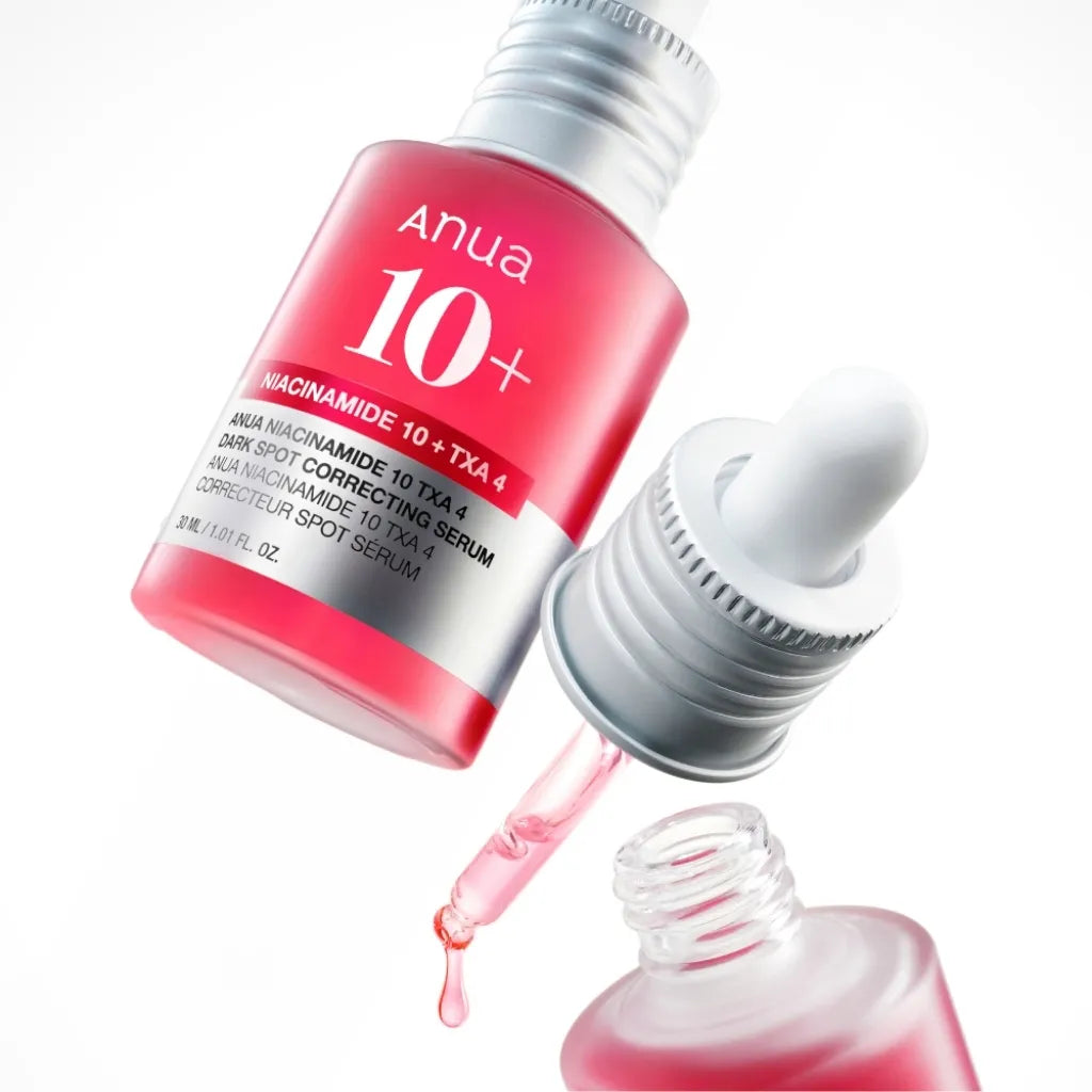 Anua Niacinamide 10% + TXA 4% Dark Spot Correcting Serum 30ml - Vegan and cruelty-free lightweight serum for hyperpigmentation - Kbeauty Korean skincare Europe fast delivery - Skincare coréenne Skinorea shop Paris France livraison rapide - yesstyle