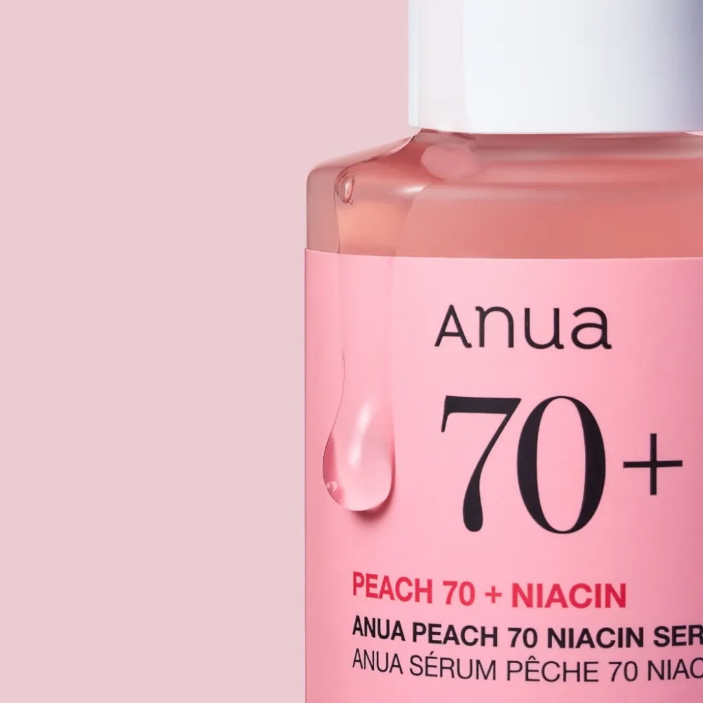 Anua Peach 70% Niacinamide Serum 30ml - Instant glass skin serum Anua - Kbeauty Korean skincare Europe fast delivery - Skincare coréenne Skinorea shop Paris France livraison rapide - yesstyle