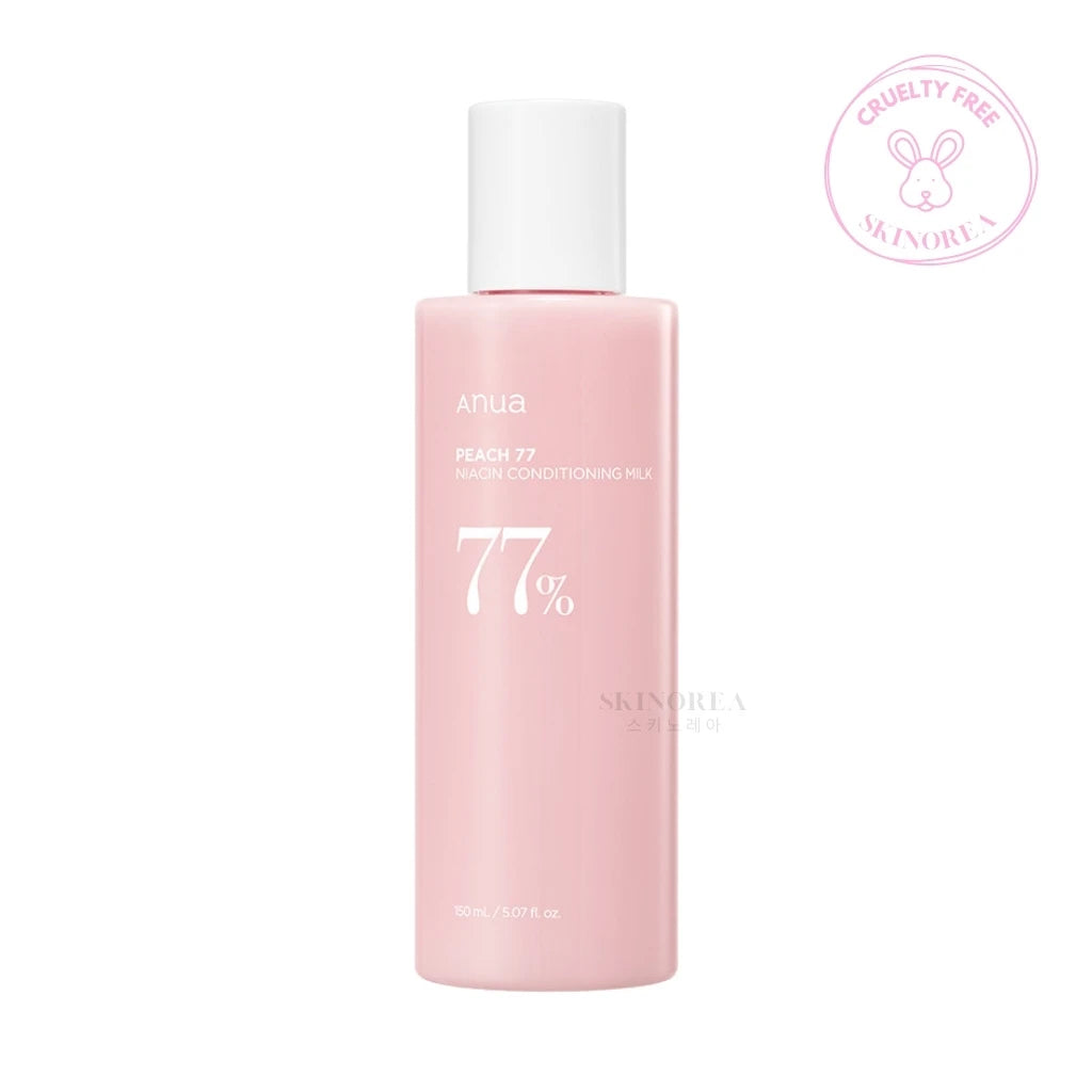 Anua Peach 77 Niacin Conditioning Milk 150ml - Deep hydrating lotion cruelty-free -
Kbeauty Korean Skinorea shop Europe fast delivery - skincare coréenne Skinorea shop France Paris livraison rapide - yesstyle