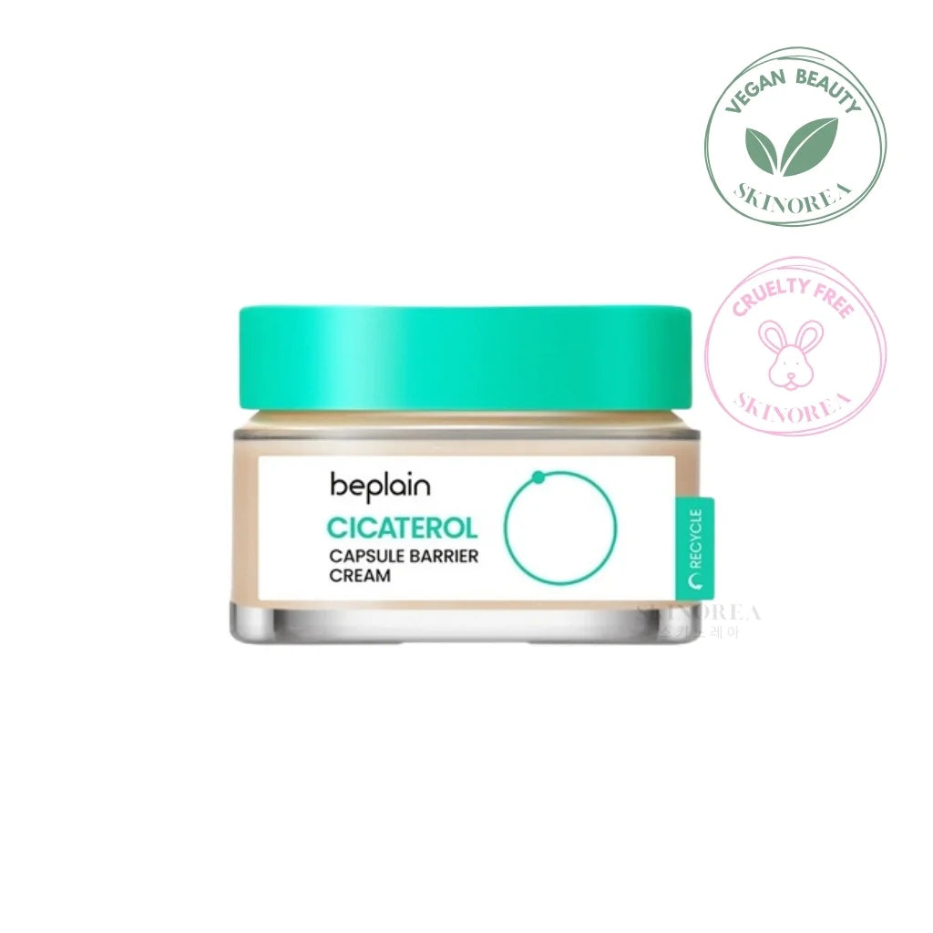 Beplain Cicaterol Capsule Barrier Cream 50ml - Calming vegan moisturizer - Kbeauty Korean Skinorea shop Europe fast delivery - skincare coréenne Skinorea shop France Paris livraison rapide - yesstyle