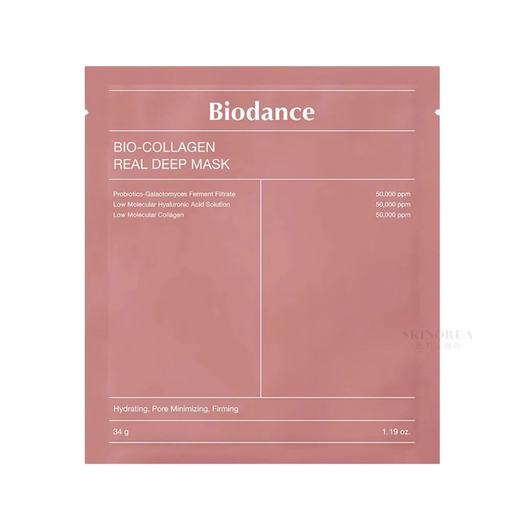 Biodance Bio-Collagen Real Deep Mask 1 sheet - All in one care collagen sheet mask - Kbeauty Korean Skinorea shop Europe fast delivery - skincare coréenne Skinorea shop France Paris livraison rapide - yesstyle