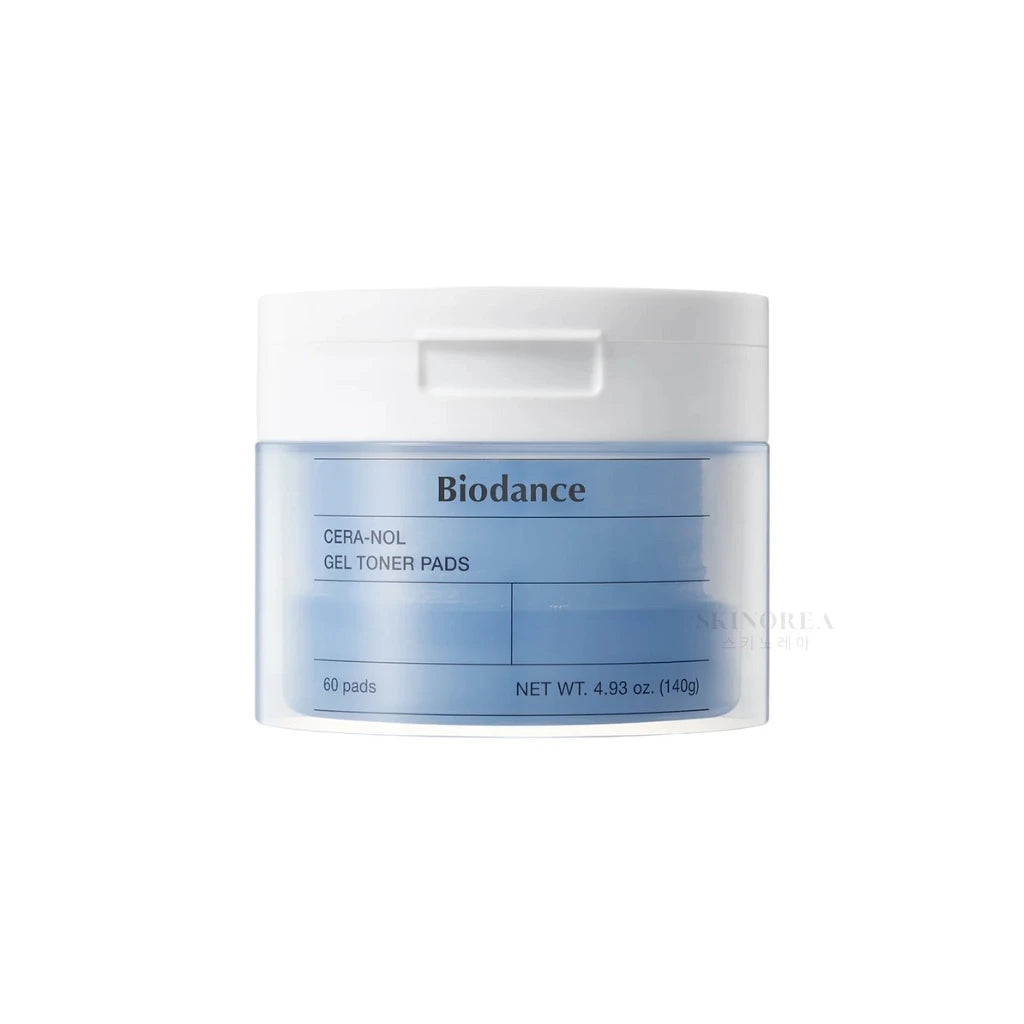 Biodance Cera-nol Gel Toner Pads 60 pads - Soothing innovative ceranol- enriched gel toner pads - Kbeauty Korean Skinorea shop Paris France fast delivery - yesstyle