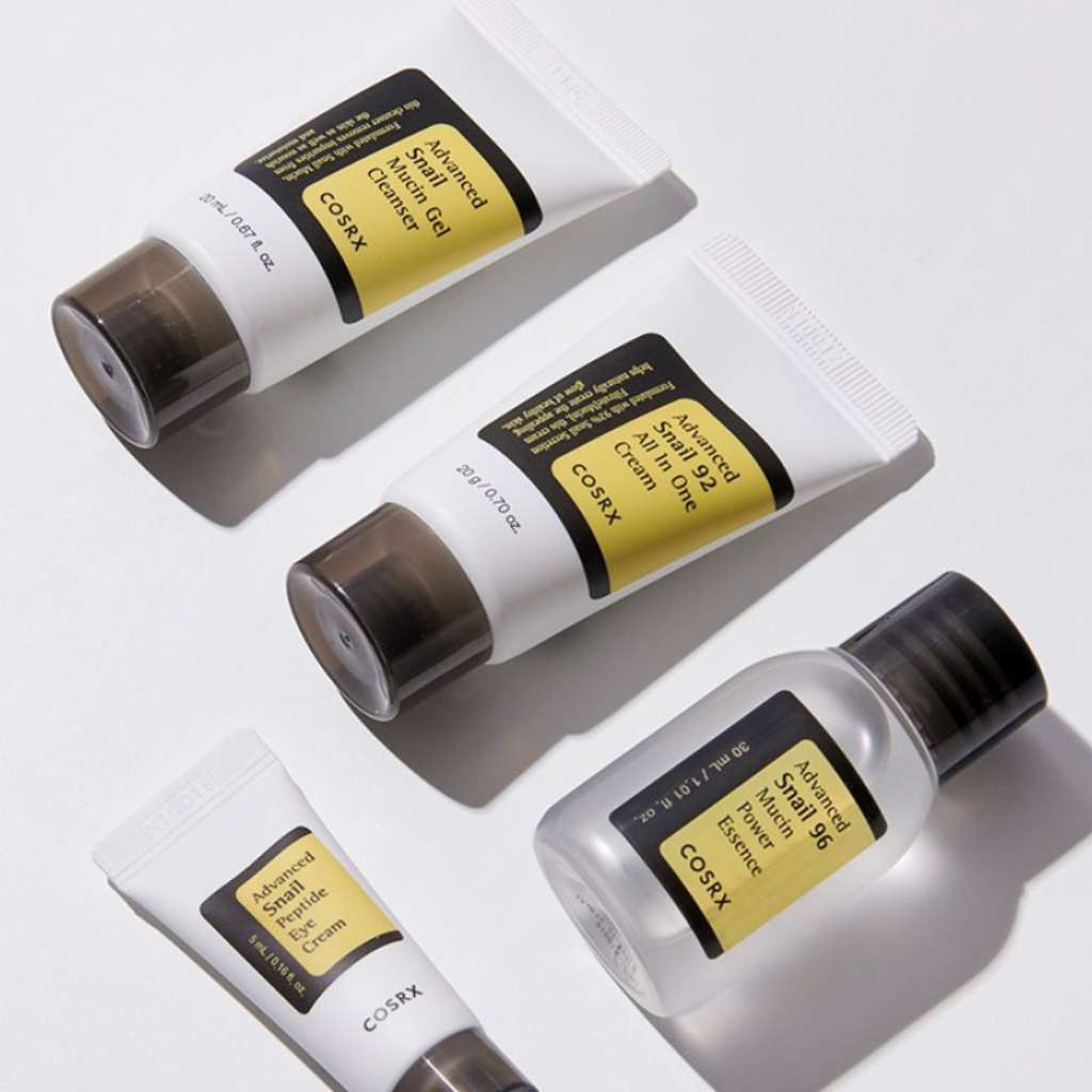 COSRX ALL ABOUT SNAIL KIT 4-step - Kit de soins complet hydratants et réparateurs - K-beauty soin cosmétique corée Skinorea shop France livraison rapide - yesstyle