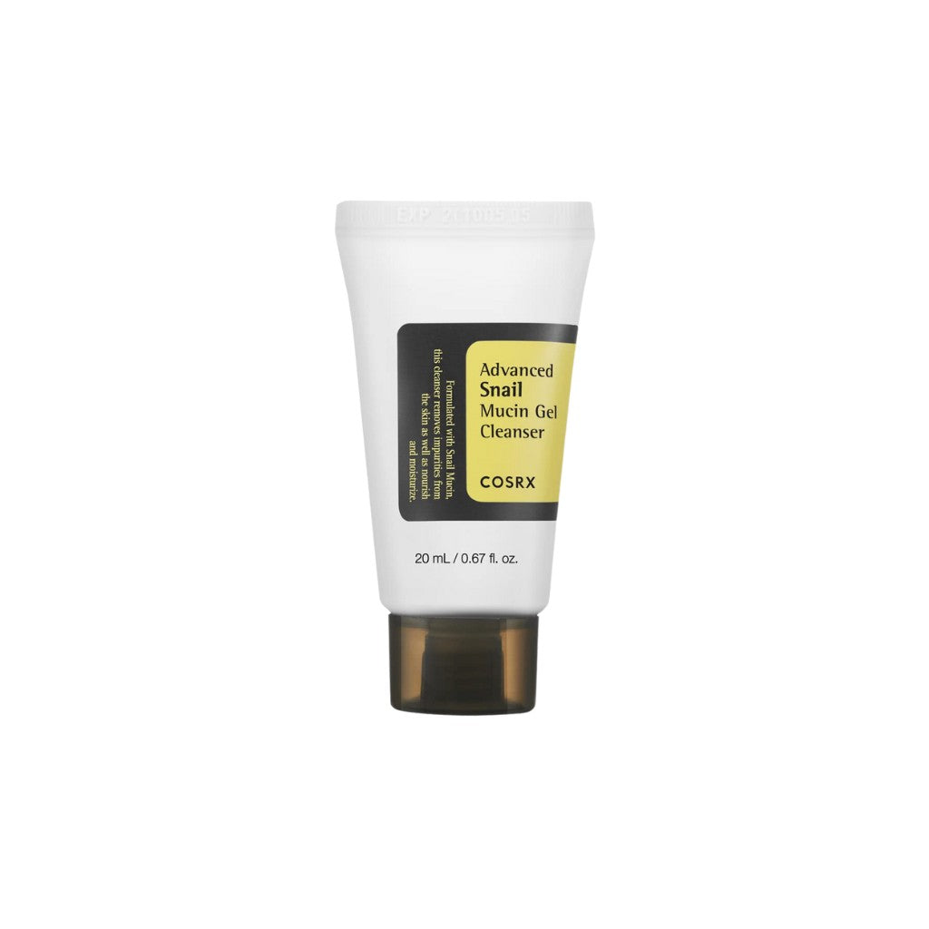 COSRX ALL ABOUT SNAIL KIT 4-step Advanced Snail Mucin Gel Cleanser 20ml - Kit de soins complet hydratants et réparateurs
