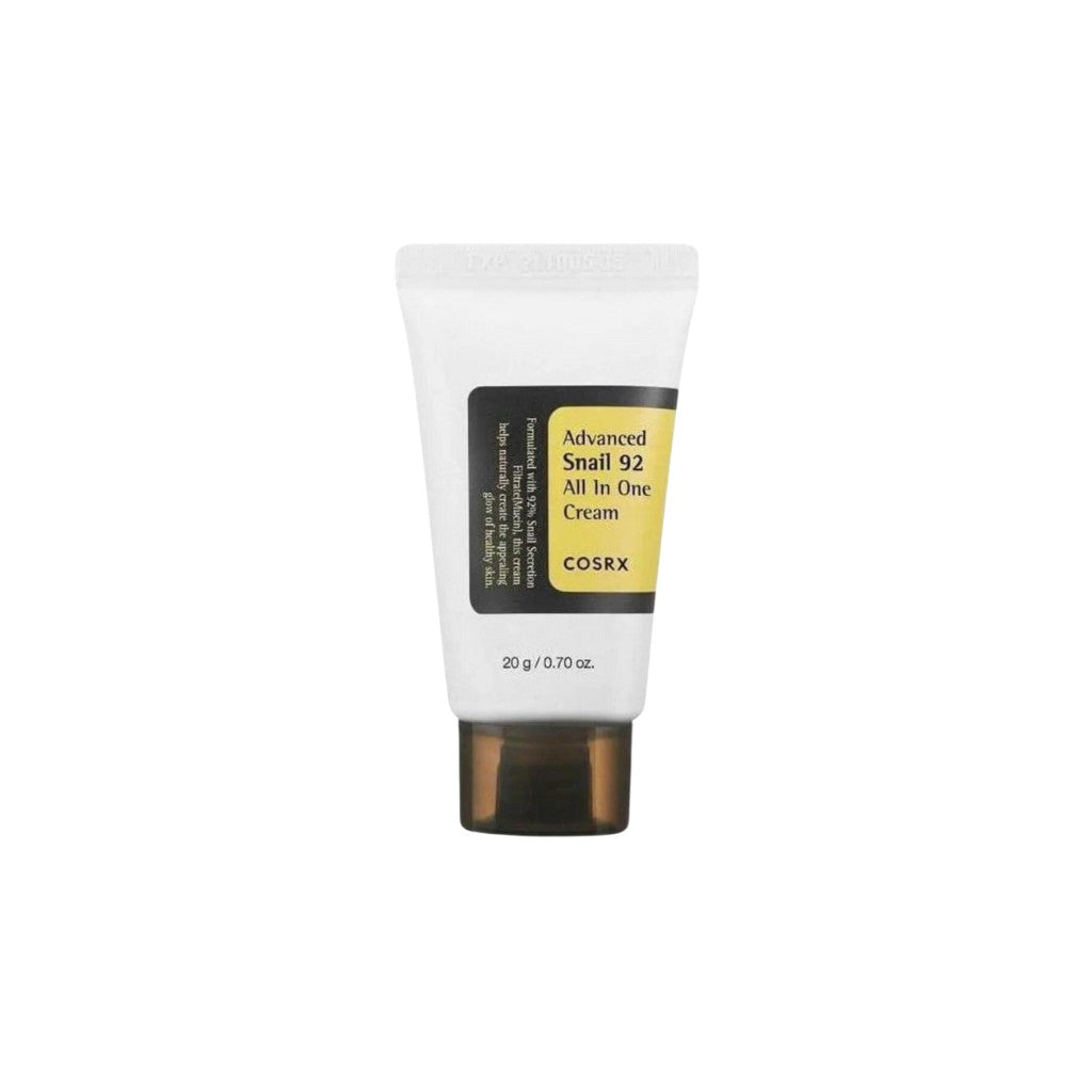 COSRX ALL ABOUT SNAIL KIT 4-step Advanced Snail 92 All in one Cream 20g - Kit de soins complet hydratants et réparateurs
