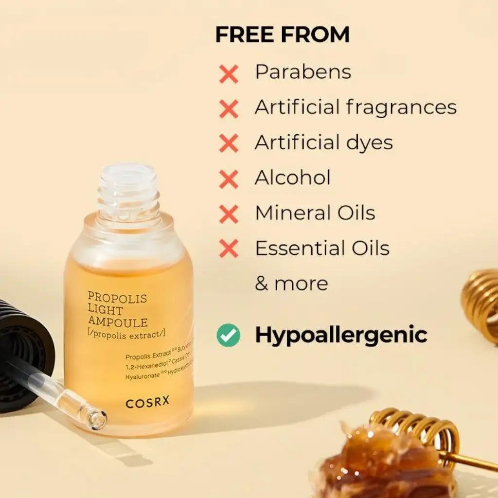 COSRX Full fit Propolis Light Ampoule 30ml - Ampoule COSRX hypoallergénique riche en propolis