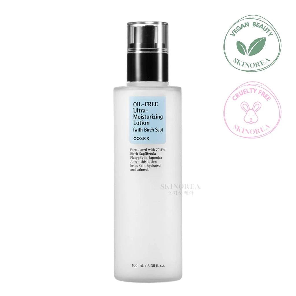COSRX Oil-Free Ultra-Moisturizing Lotion with Birch Sap 100ml - Daily lightweight moisturizing lotion