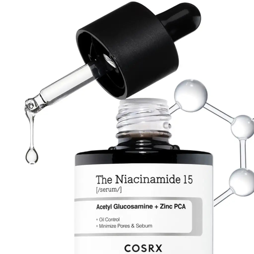 COSRX The Niacinamide 15 Serum 20ml - Sérum pour l'acné cruelty-free - texture - K-beauty soin cosmétique corée Skinorea shop France livraison rapide - yesstyle