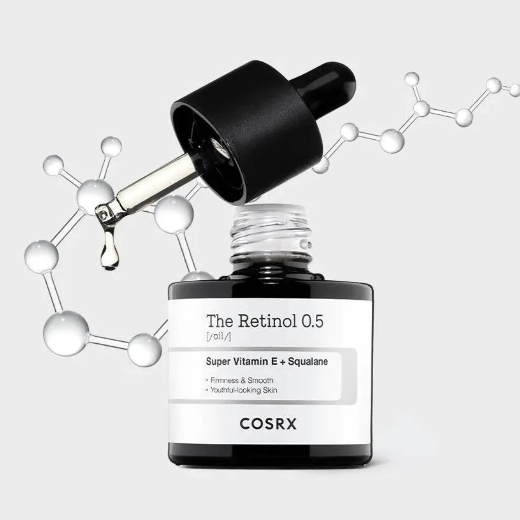 COSRX The Retinol 0.5 Oil 20ml - Ampoule retinol serum anti age COSRX - texture - K-beauty soin cosmétique corée Skinorea shop France livraison rapide - yesstyle
