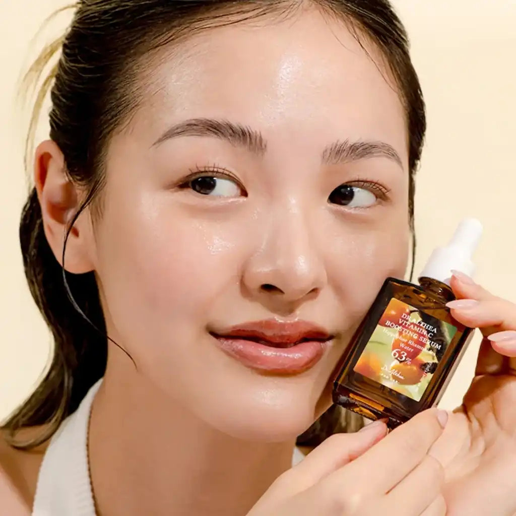 Dr.Althea Vitamin C Boosting Serum 30ml - Sérum éclaircissant à haute concentration de vitamine c - texture - K-beauty soin cosmétique corée Skinorea shop France livraison rapide - yesstyle