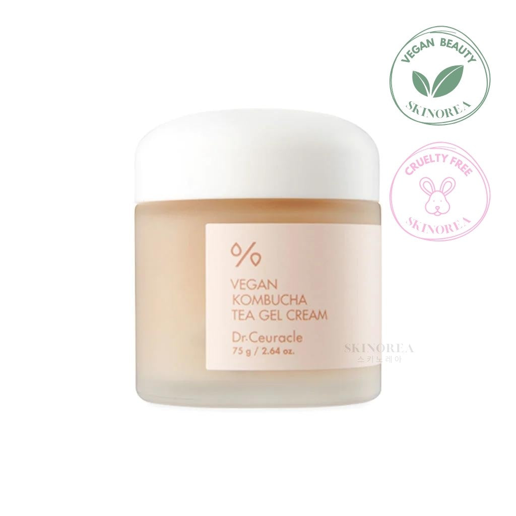 Dr.Ceuracle Vegan Kombucha Tea Gel Cream 75g - Lightweight Hydration