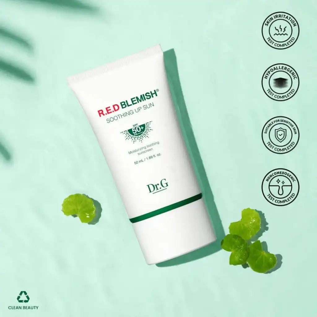 Dr.G Red Blemish Soothing Up Sun SPF50 - Chemical sunscreen for sensitive skin