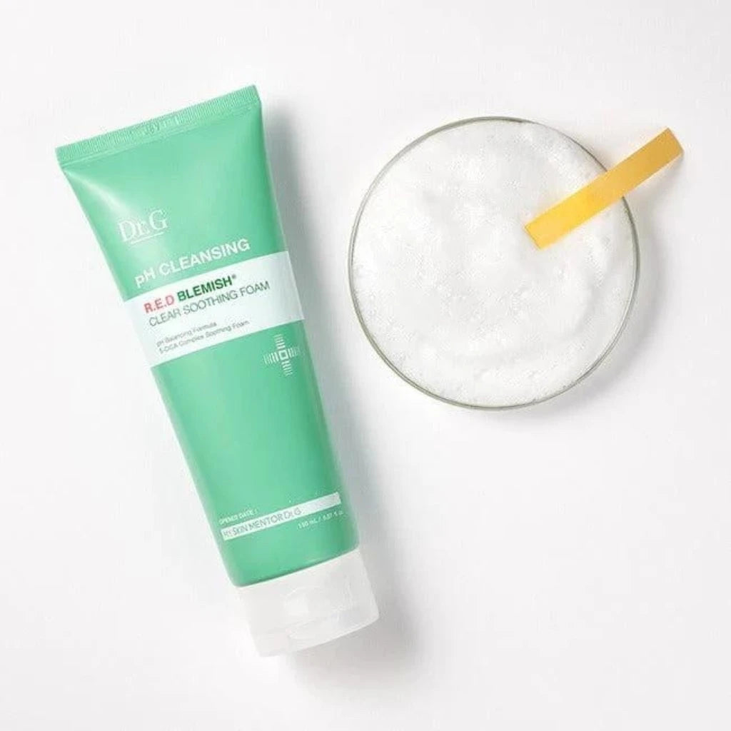 Dr.G - pH Cleansing Red Blemish Clear Soothing Foam 150ml - mousse nettoyante apaisante pour peau acnéique