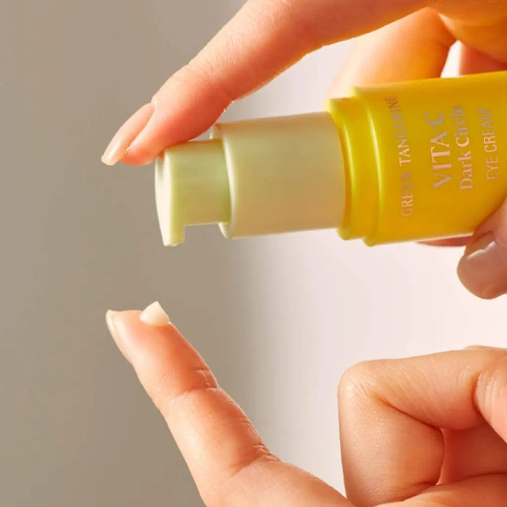 Goodal Green Tangerine Vita C Dark Circle Eye Cream 30ml - Crème contour des yeux éclaircissante - texture