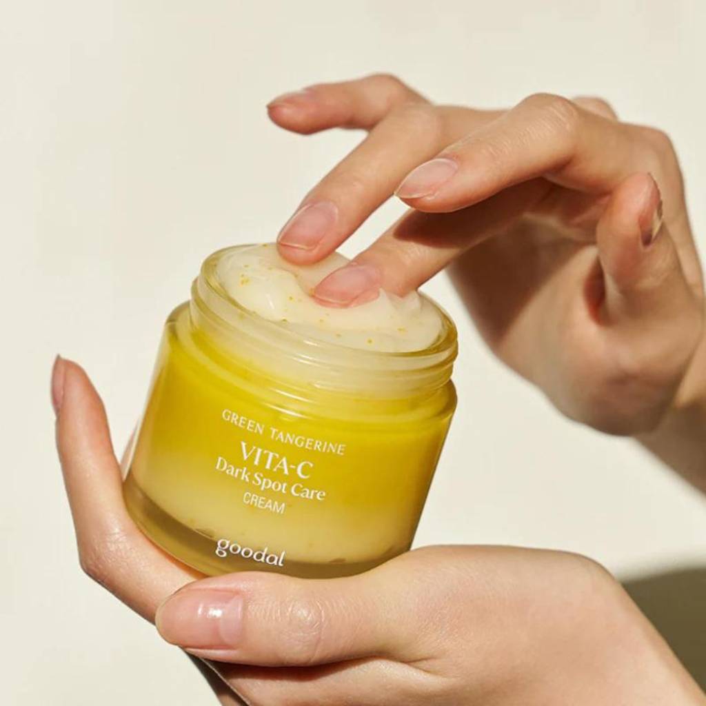 Goodal Green Tangerine Vita C Dark Spot Care Cream 50ml - Crème hydratante à base de vitamine C