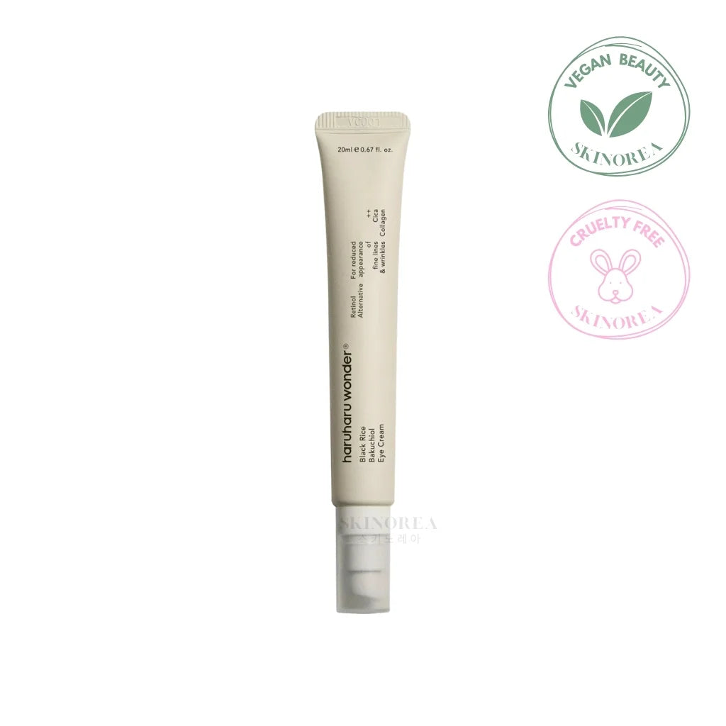 Haruharu Wonder Black Rice Bakuchiol Eye Cream - vegan eye cream for dark circles and fine lines - Kbeauty Korean Skinorea shop Europe fast delivery - skincare coréenne Skinorea shop France Paris livraison rapide - yesstyle