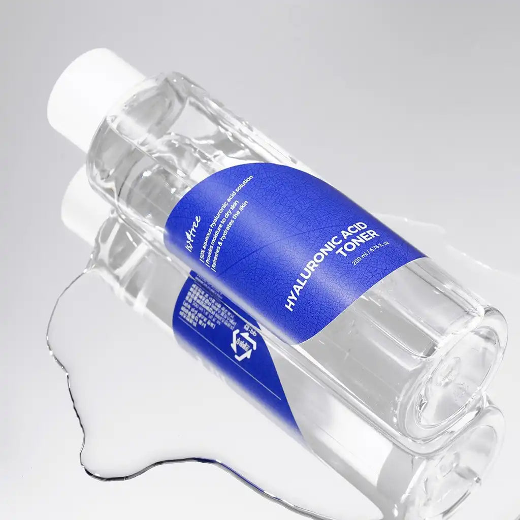 Isntree Hyaluronic Acid Toner 200ml - Tonique hydratant en profondeur - texture - K-beauty soin cosmétique corée Skinorea shop France livraison rapide - yesstyle