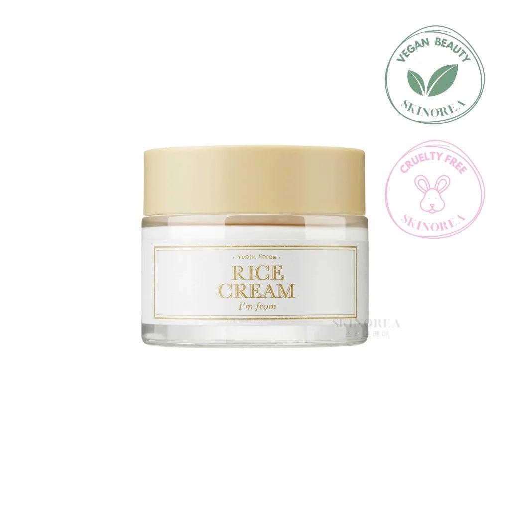 I'm From Rice Cream 50g - Vegan moisturizer - Kbeauty Korean skincare - Skinorea