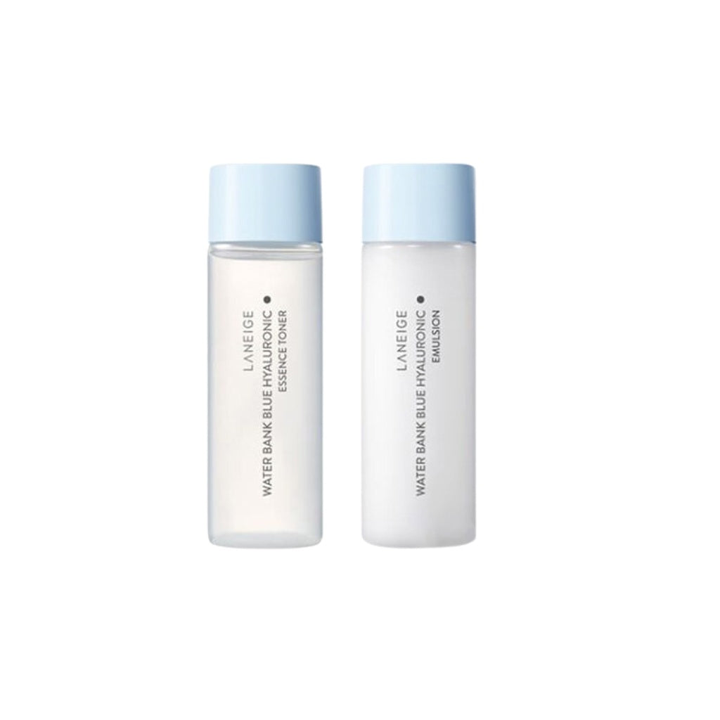 LANEIGE - Water Bank Blue Hyaluronic 2-Step Essentials Set (Normal To Dry Skin)