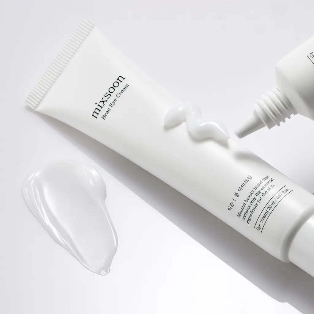 Mixsoon Bean Eye Cream 20ml - Crème contour des yeux vegan apaisante et hydratante vegan - texture