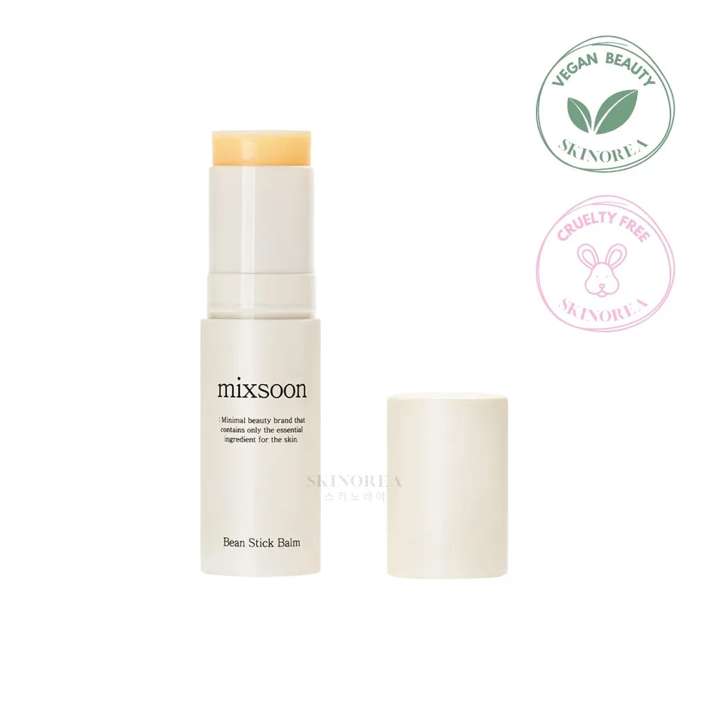 Mixsoon Bean Stick Balm 11.5ml - Moisturizing and nourishing vegan stick balm - texture - k-beauty Korean skincare Skinorea shop
