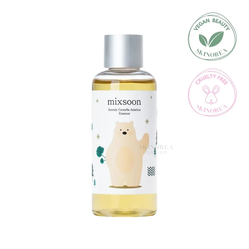 Mixsoon Soondy Centella Asiatica Essence 100ml - Calming and soothing vegan essence - kbeauty - korean skincare - skinorea