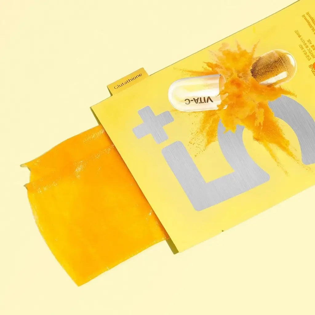 Numbuzin No. 5 Vitamin Spotlight Sheet Mask 1 masque - Masque visage éclaircissant - texture