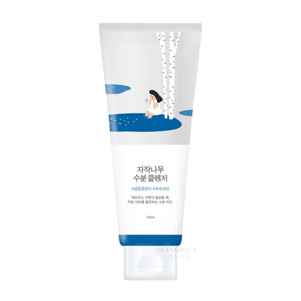 Round Lab Birch Juice Moisturizing Cleanser 150ml - Slightly acidic Moisturizing cleanser - Kbeauty Korean skincare - Skinorea