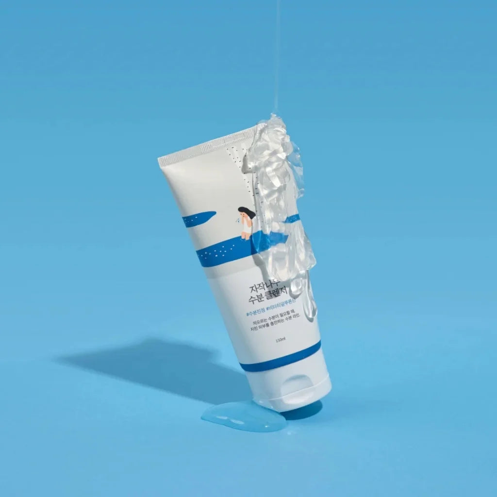 Round Lab Birch Juice Moisturizing Cleanser 150ml -Nettoyant hydratant légèrement acide - texture - K-beauty soins coréens skincare coréenne - Skinorea