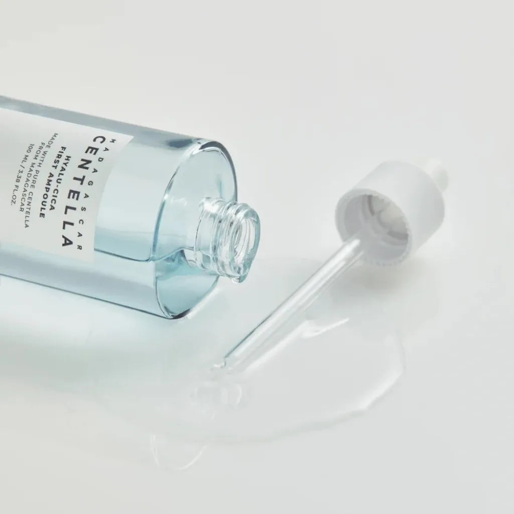 SKIN1004 Madagascar Centella Hyalu-Cica First Ampoule - Ampoule hydratante et calmante - texture - kbeauty skincare coréenne