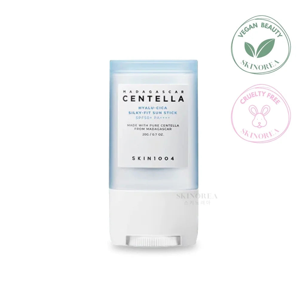SKIN100 Madagascar Centella Hyalu-Cica Silky-Fit Sun Stick 20g - Moisturizing sun stick SPF50 - Kbeauty Korean Skinorea shop Paris France fast delivery - yesstyle