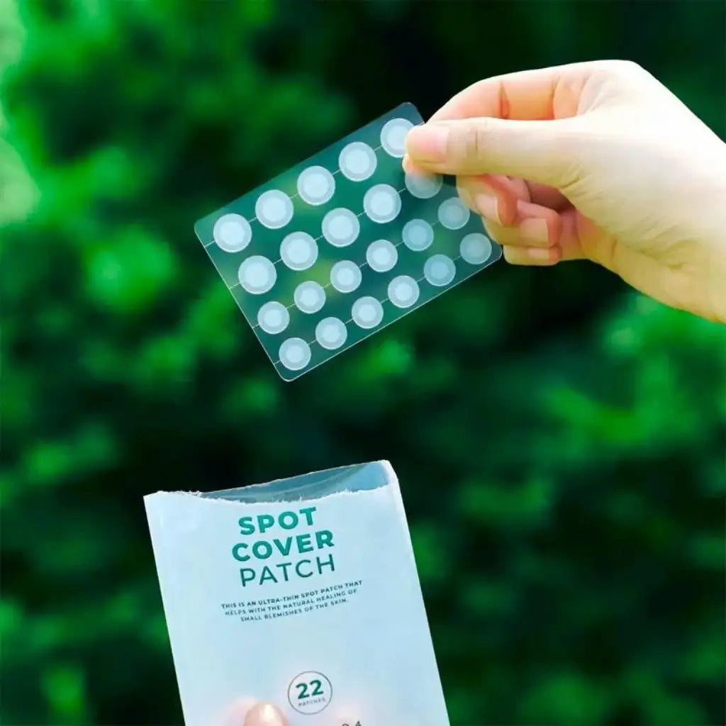 SKIN1004 Tea-Trica Spot Cover Patch 22 patches - Patch anti-boutons et acné - texture - K-beauty soin cosmétique corée Skinorea shop France livraison rapide - yesstyle