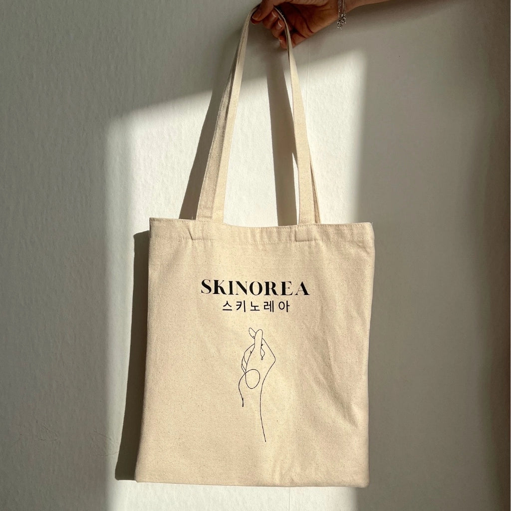 SKINOREA - 100% Cotton Tote Bag 40 x 36 cm