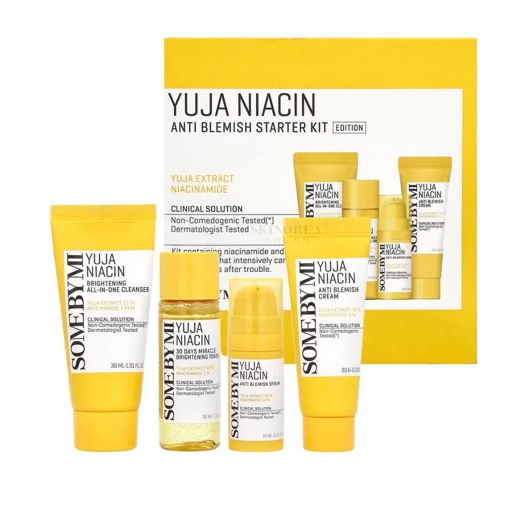 SOME BY MI Yuja Niacin Anti Blemish Starter Kit 4 items - Fading dark spots kit