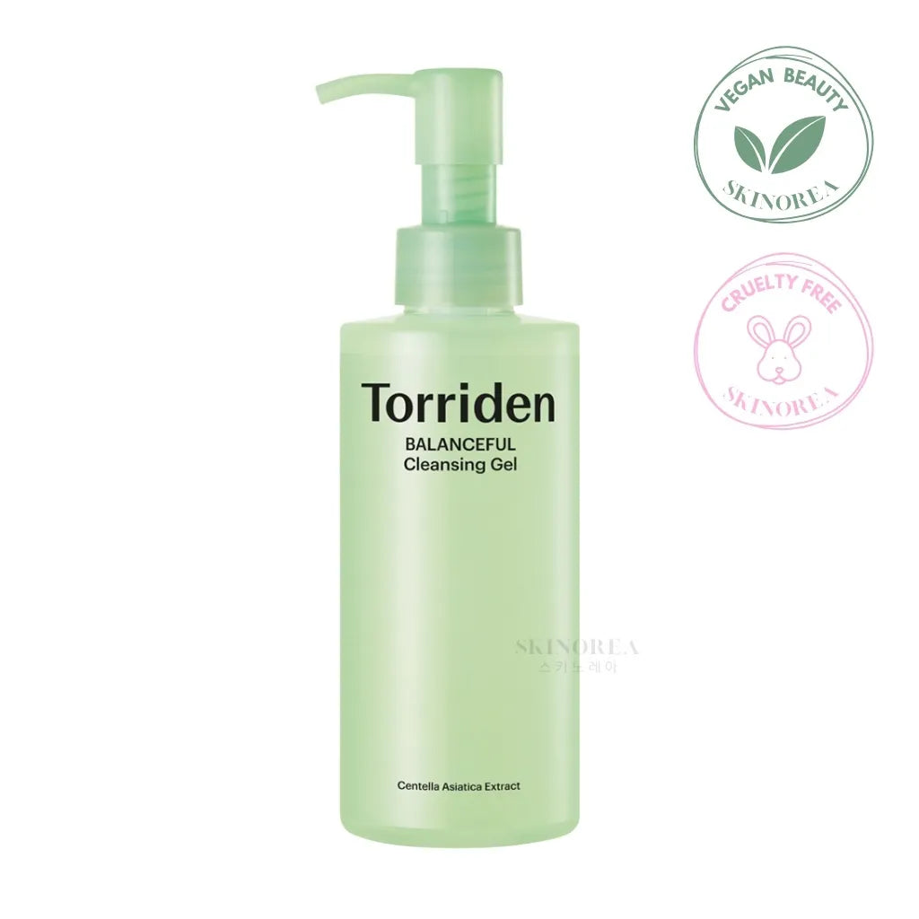 Torriden Balanceful Cica Cleansing Gel 200ml - Sebum pore cleansing gel for sensitive skin - Kbeauty Korean Skinorea shop Paris France fast delivery - yesstyle