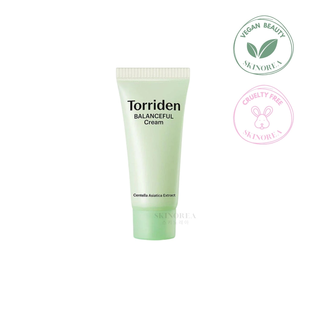 Torriden Balanceful Cica Cream 20ml mini - Non-comedogenic moisturizing gel cream - Kbeauty Korean Skinorea shop Paris France fast delivery - yesstyle