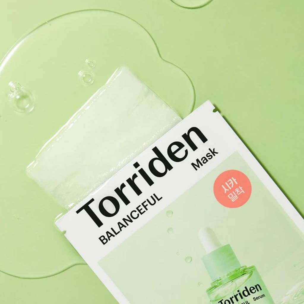 Torriden Balanceful Cica Mask Sheet - Masque apaisant pour peau sensible