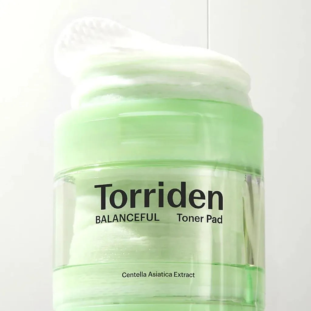 Torriden Balanceful Cica Toner Pad 60 sheets - Tonique pads exfoliants et apaisants - texture