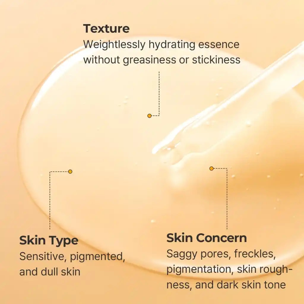 Torriden Cellmazing Vita C Brightening Ampoule 30ml - Sérum éclaircissant anti-imperfections - texture - Kbeauty skincare coréenne - Skinorea