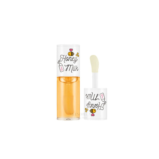 A'pieu Honey & Milk Lip Oil 5g - Moisturizing lip oil - Huile hydratante pour les lèvres Apieu