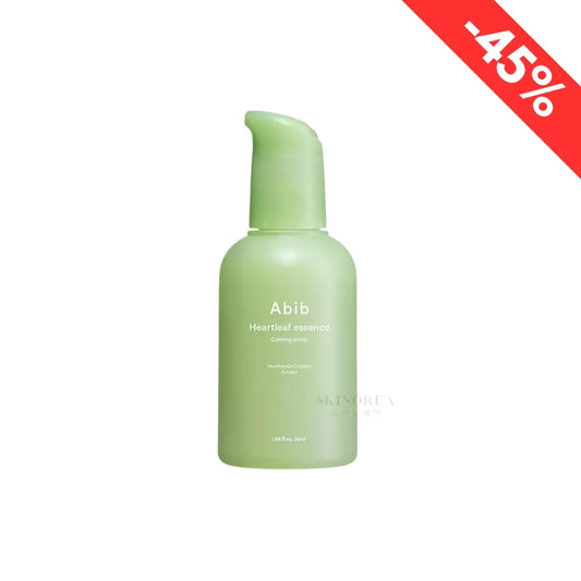 Abib Heartleaf essence Calming pump 50ml - Essence apaisante et hydratante en profondeur à - 45% pas cher - Kbeauty Korean skincare Europe fast delivery - Skincare coréenne Skinorea shop Paris France livraison rapide