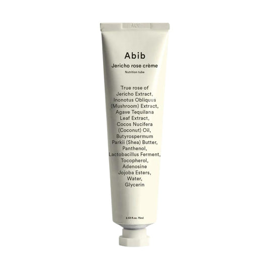 Abib Jericho rose crème Nutrition tube 75ml - Deep moisturizing face cream with anti-aging effects