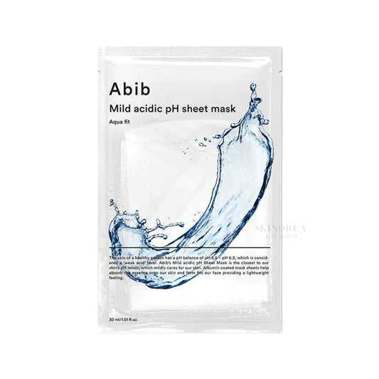 Abib Mild acidic pH sheet mask Aqua fit - Deep moisturizing face mask